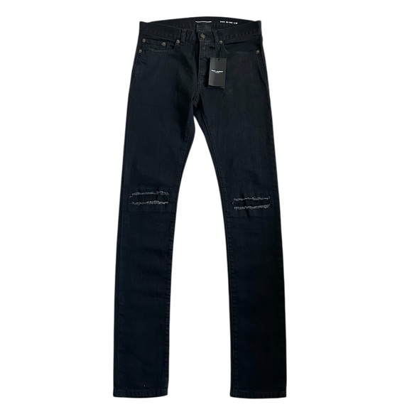 Saint Laurent Paris Hedi Slimane Era “Knife Cut” Denim